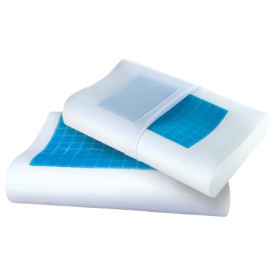 Ортопедическая подушка с эффектом памяти OrtoCorrect Termogel XL Plus с гелевой вставкой (58*38*12/14см)