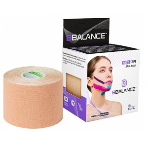 Кинезио тейп Bio Balance Tape Premium Quality 5см х 5м бежевый